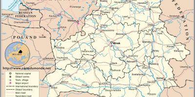 Беларусь улсын газрын зураг